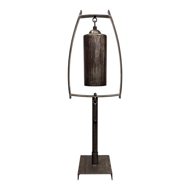 Ernst Gruler for Studio a Home by Global Views “Spring Top” Sound Sculpture in Natural Iron For Sale