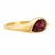Pear Garnet East-West Ring, Size 7.5 For Sale - Image 4 of 9