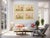 . A beautifully curated set of four botanical prints reproduced from original botanical watercolors dating from the 19th...