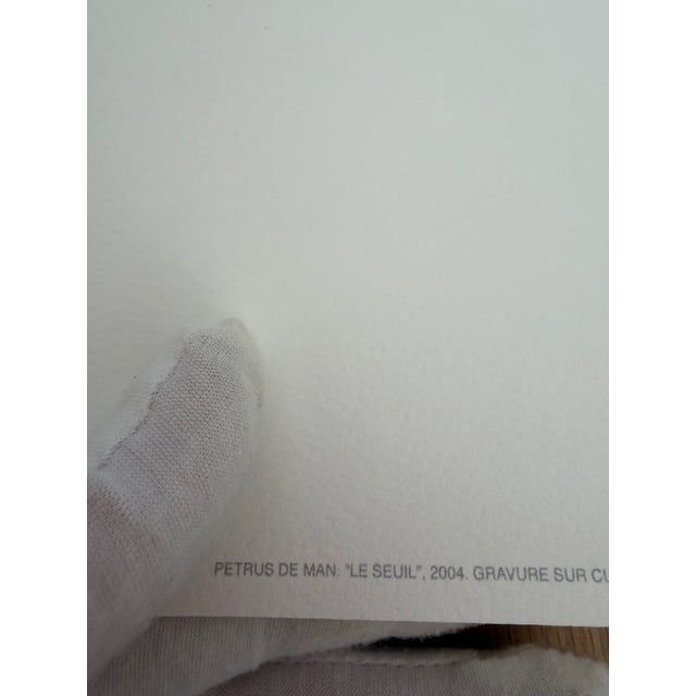 Contemporary Petrus De Man, Le Seuil, 2004, Copyright by P. De Man 2015, Printed in Belgium For Sale - Image 3 of 9