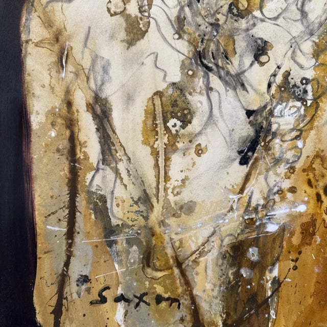 Phil Saxon, Contemporary Mixed Media on Paper Painting For Sale - Image 4 of 7