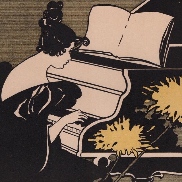 Ethel Reed, Miss Traumerei from Les Maîtres de L'Affiche, 1897, Original Lithograph For Sale - Image 3 of 13