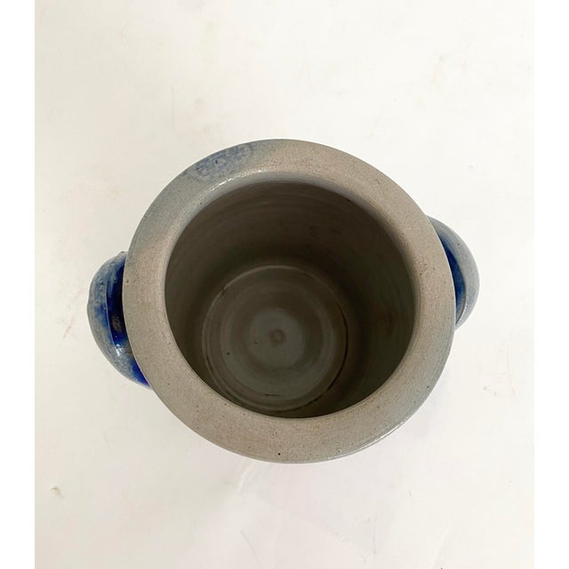 Ceramic 1950s Belgian Stoneware Mustard Pot For Sale - Image 7 of 8