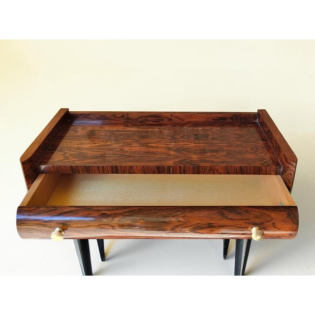 Vintage Rosewood Bedside Table, 1960s For Sale - Image 9 of 13