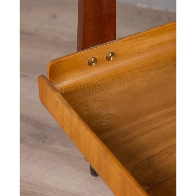 Vintage Wooden Food Cart by Carlo Ratti, 1950s For Sale - Image 12 of 16