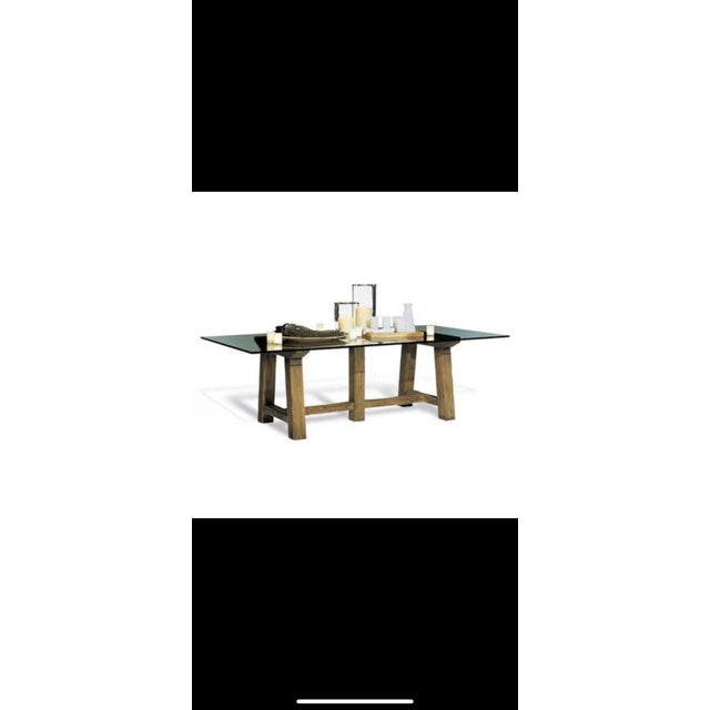 Elevate your dining space with this Ralph Lauren Atlantic Coast Dining Table, a stunning example of timeless craftsmanship...