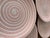 1990s Vintage Pink Marbled Ceramic Dinnerware Set from Longchamp, 1990s, Set of 6 For Sale - Image 5 of 7