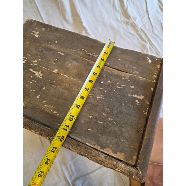 Painted Wood Altar Display Case For Sale - Image 4 of 4