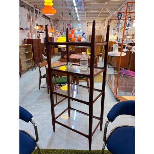 Danish Teak Shelf with Acrylic Glass Panels For Sale - Image 3 of 11