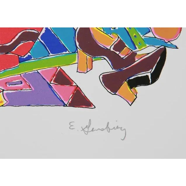 Artist: Estelle Ginsburg, American Title: Theatre #2 Year: circa 1980 Medium: Serigraph, signed and numbered in pencil...