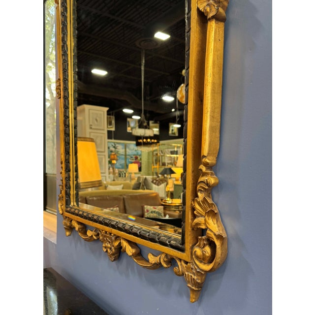 John Richard Ornate Carved Giltwood Mirror For Sale - Image 9 of 9