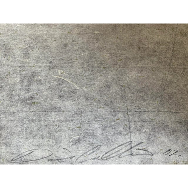 2000 - 2009 "Pilot 36" Abstract Monotype on Asian Paper by David Collins For Sale - Image 5 of 6