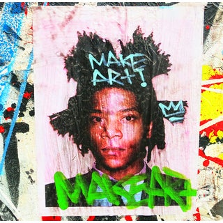 Original New York Street Art Photo: Basquiat For Sale