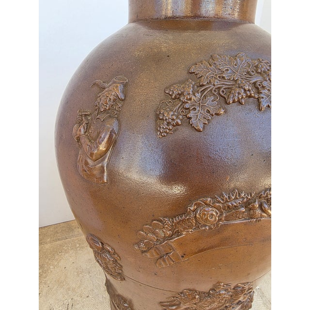 Extra Large Antique English Stoneware Storage Jar For Sale - Image 18 of 18