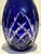 Vintage German Cobalt Blue Crystal Wine Decanter – Heavy Lead Crystal – 28 Oz For Sale - Image 10 of 15