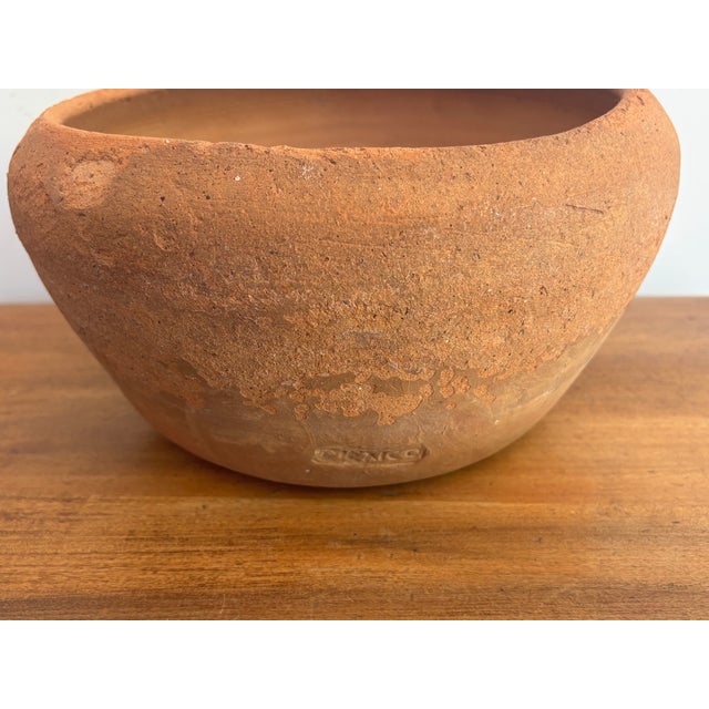 Mid 20th Century Midcentury Mexican Earthenware Planter Pot For Sale - Image 5 of 7
