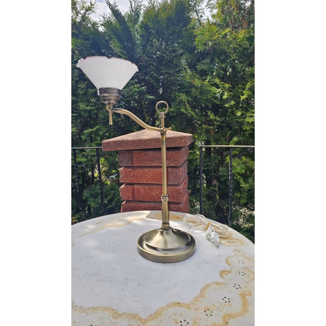 Brown Vintage Desk Lamp, 1970s For Sale - Image 8 of 9