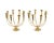 A pair of brass candlestick holders designed by the Danish designer Svend Aage Holm Sorensen (1913-2004) for the Danish...