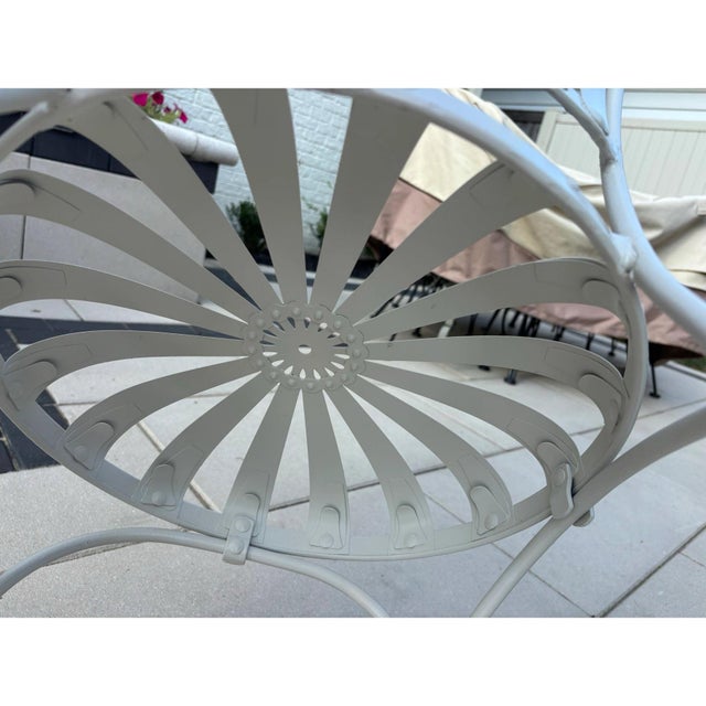 1950's Francois Carre Garden Patio Chair For Sale - Image 9 of 12