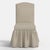 Not Yet Made - Made To Order Stoffer Home x Cloth & Company Thelma Ruffle Camel Back Dining Chair in Burlap Mini Gingham For Sale - Image 5 of 7