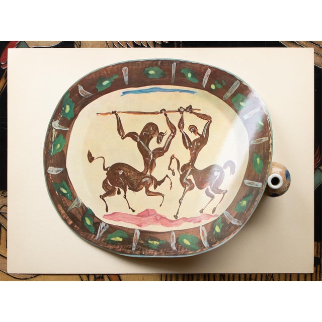 1950 Set of 8 Swiss Prints of Picasso's Ceramic Platters For Sale - Image 15 of 18