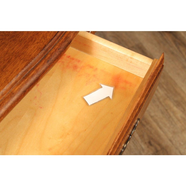 Ethan Allen 'Country French' Two-Drawer Console Table For Sale In Philadelphia - Image 6 of 12