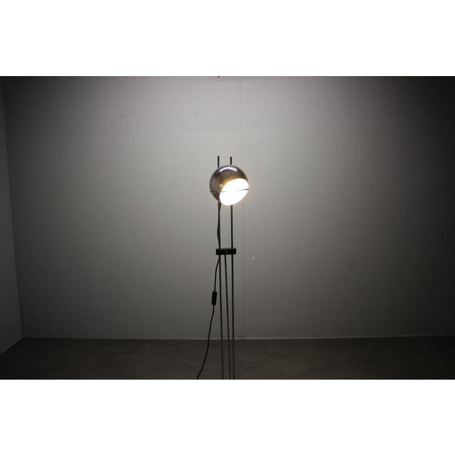 Italian Space Age Adjustable Chrome Floor Lamp, 1960s For Sale - Image 12 of 14