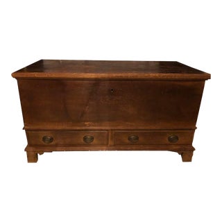 19th Century Chippendale Blanket Chest For Sale