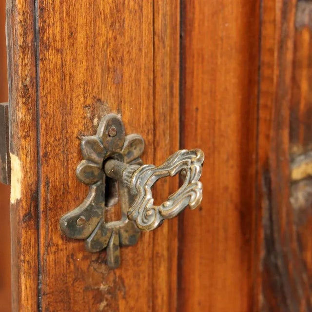 20th Century Baroque Double Top Cupboard in Fir, Italy For Sale - Image 9 of 13