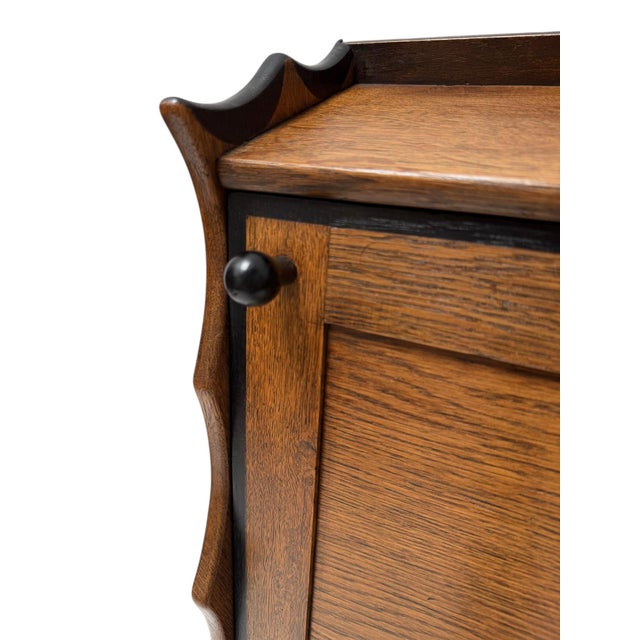 Art Deco Amsterdam School Drop-Leaf Desk by Willem Penaat for Metz and Co, 1920s For Sale - Image 10 of 13