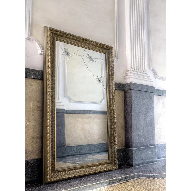 Seven Years Wall Mirror with Gold-Plated Wooden Frame by Barberini & Gunnell Limited Edition of 15 + 2 AP + 1 p....