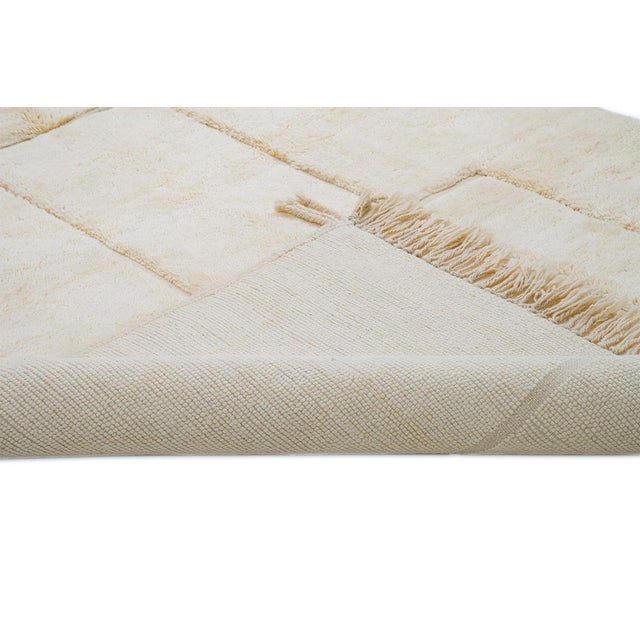 Contemporary Hand-Knotted Wool Rug by Azele Studio For Sale - Image 3 of 11