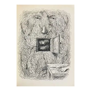 1948 Rene' Magritte Illustration 6, Les Chant De Maldoror For Sale