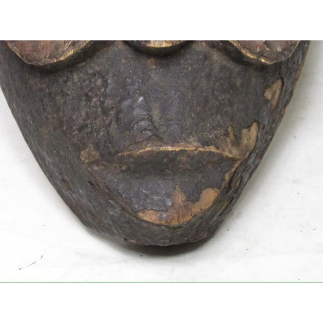 Vintage West African Mask For Sale - Image 4 of 16