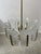 a chandelier *design by carl fagerlund *with ice glass leaves of orrefors glass, sweden *swedish mid century design...