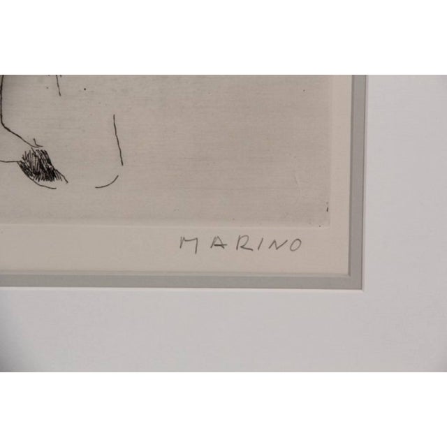 Marino Marini Marino Marini, Marino Marini Etching "Miracle" Hand Signed and Numbered For Sale - Image 4 of 5