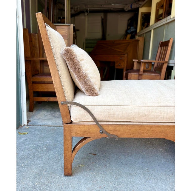 Formations Walnut Isabella Bench or Daybed For Sale - Image 11 of 11