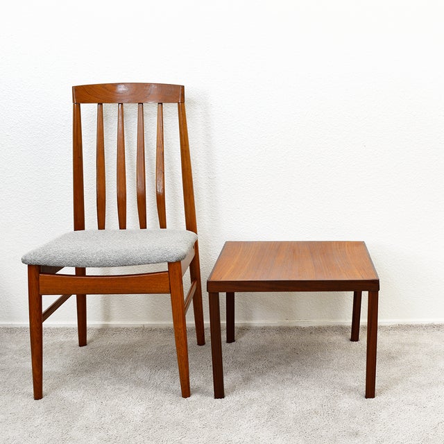 1960s Danish Modern Hans Olsen for Finn Lindebo Teak and Rosewood Side Tables - a Pair For Sale - Image 12 of 13