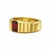 Modern Garnet Solitaire Ring for Men Silver, Gold, Size 9.5 For Sale - Image 3 of 6