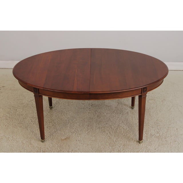 Age: Approx. 25 Years Old Details: Well Cared For, Ready For Your Home Cherry Brass Capped Legs Quality Construction...