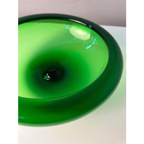 17792 Bowl in Green Glass by Per Lütken for Holmegaard For Sale - Image 5 of 11