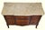 19th C French Louis XV Inlaid & Bronze Mounted Sienna Marble Top Commode Chest For Sale - Image 9 of 16