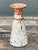 White Vintage Original Studio Pottery Stripe Vase For Sale - Image 8 of 12