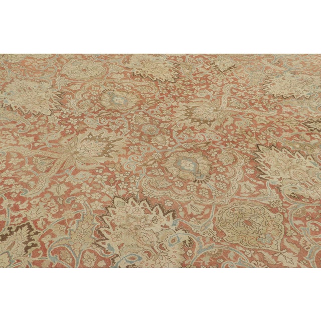 Rug & Kilim Oversized Antique Persian Tabriz Rug With Floral Arabesque Design - Rug & Kilim For Sale - Image 4 of 6