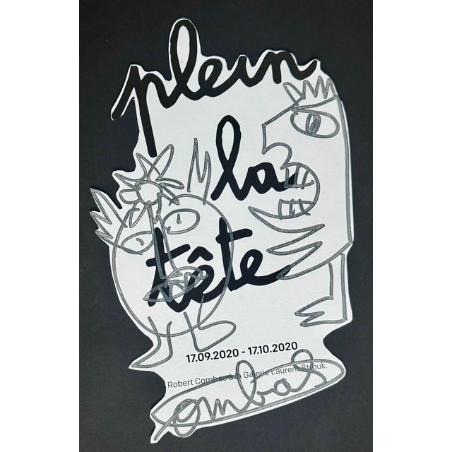Robert Combas, Characters, 2000, Felt-tip Pen For Sale