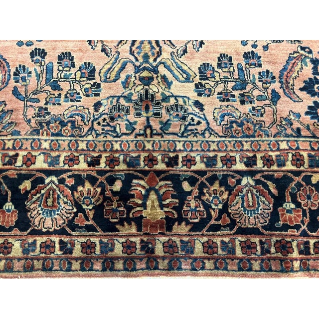 Antique Persian Sarouk, 6' X 9'6" For Sale In New York - Image 6 of 6