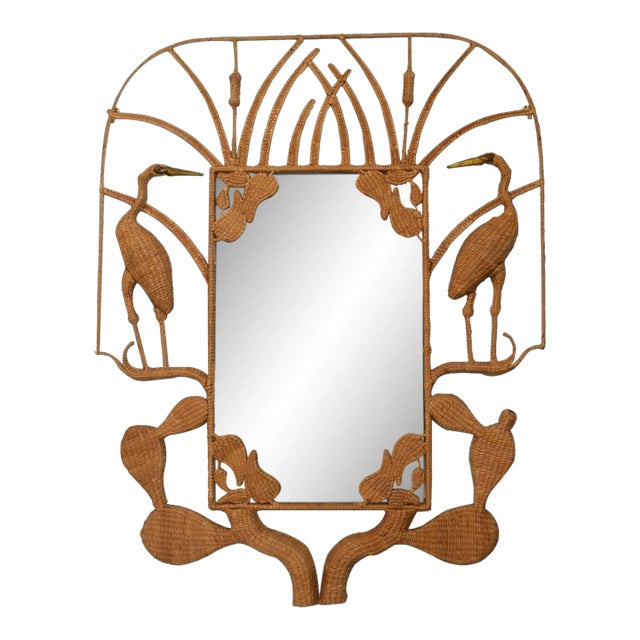Crane Prickly Pear Mirror Mario Lopez Torres For Sale