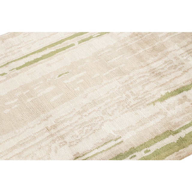Made with hand-knotted silk, this contemporary runner is one of the latest celebrated additions to Rug & Kilim’s New &...