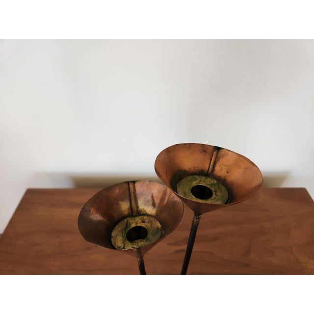 1990s 1990s Michael Aram Post Modern Candle Sconces- Set of 2 For Sale - Image 5 of 12