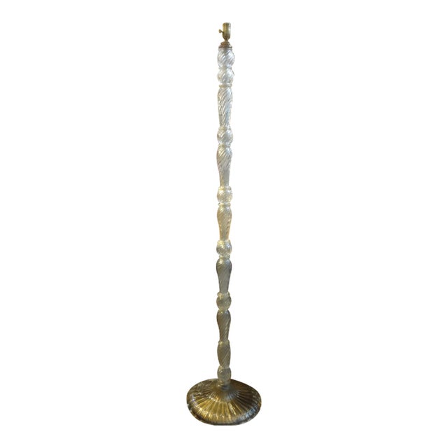 Vintage Murano Glass Floor Lamp by Barovier For Sale